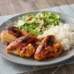 ALITAS DE POLLO EN SALSA BBQ