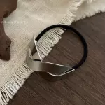 Metal hair silver 003