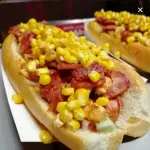 Perro caliente especial con tocineta