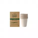 Vasos 100% compostables · Ecologics 7oz (10 und)