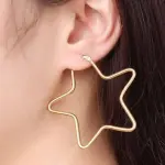 Argollas en forma de estrella