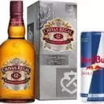 Whisky Chivas com 4 energeticos