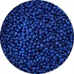 Perlas Escarchadas 2mm azul