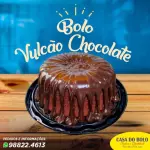 Bolo Vulcão de Chocolate