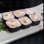10 Filadélfia roll camarao