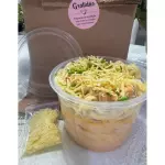 Macarrão Frango cubo molho branco