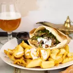Shawarma classic+chips de carne