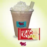 Kitkat white frappé