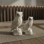 BUHO PORCELANA