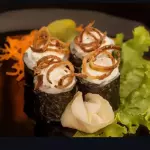 Hossomaki Salmão c/Alho Poró Crispys