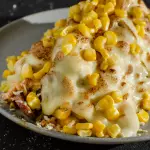 SALCHIPAPA CON MAIZ GRATINADA