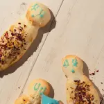 Guagüita pan de yuca nutella