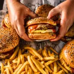 COMBO 6UN X-BURGUER + BATATA + CINI