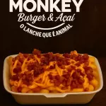 Batata G com cheddar e bacon