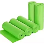 Bolsas verdes en rollo 30u