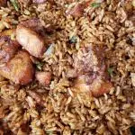 ARROZ FRITO CON POLLO