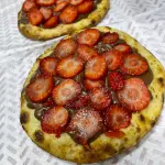 Esfiha Nutella original com morango
