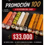 100 piezas a elección del chef 🍣