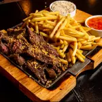 ISCA DE CARNE + FRITAS