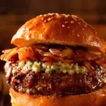 HAMB CARNE COM GORGONZOLA
