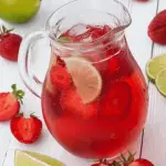 Suco da Fruta (Morango c/ limão)