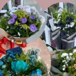 Buquê de 50 rosas coloridas