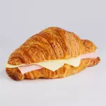 Croissant jamón y queso