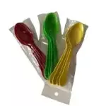 CUCHARA PLASTICA 4 PIEZA