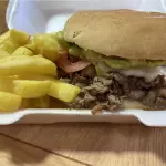 CHURRASCO CON PAPITAS