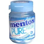 CHICLETE MENTOS PURE FRESH 8G