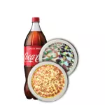 2 PIZZAS PEQ 25CM + COCA-COLA 1,5L