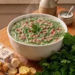 Caldo Verde com Bacon e Calabresa