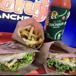 2 x-saladas + batata + refri 1l