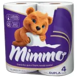 Papel Higiênico Mimmo Com 4 Rolos