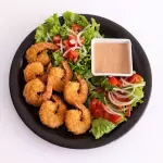 CAMARONES APANADOS CON ENSALADA SP
