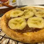 Banana com creme de avelã
