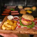 HAMBURGUESA MEDALLÓN DE CAMARÓN