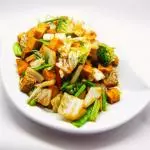 Carne con Taufu frito (plancha)