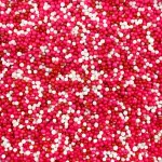 Perlas 1mm roj, blanc, fus   20grs