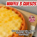Waffle tres quesos