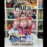 Cesta Com Chocolate, Balão E Caneca