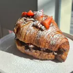 Croissant de Nutella & morango