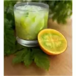 Caipiroska de lulo.