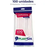 Pacote de canudo tradicional C/100un