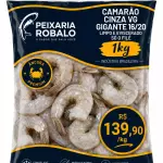 Camarão Cinza VG Gigante 16/20