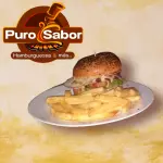 Hamburguesa clásica con papas