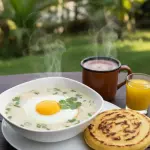 Changua con huevo