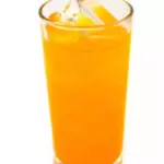 Soda saborizada de naranja