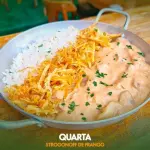 (Quarta feira) STROGONOFF DE FRANGO