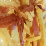 Fritas Grande com Bacon e Cheddar